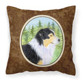 'Caroline'S Treasures Ss8316Pw1414 Australian Shepherd Decorative Canvas Fabric Pillow, Large, Multicolor'