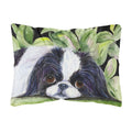 'Caroline'S Treasures Ss8322Pw1216 Japanese Chin Decorative Canvas Fabric Pillow, Large, Multicolor'