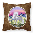 'Caroline'S Treasures Ss8326Pw1414 Chinese Crested Decorative Canvas Fabric Pillow, Large, Multicolor'