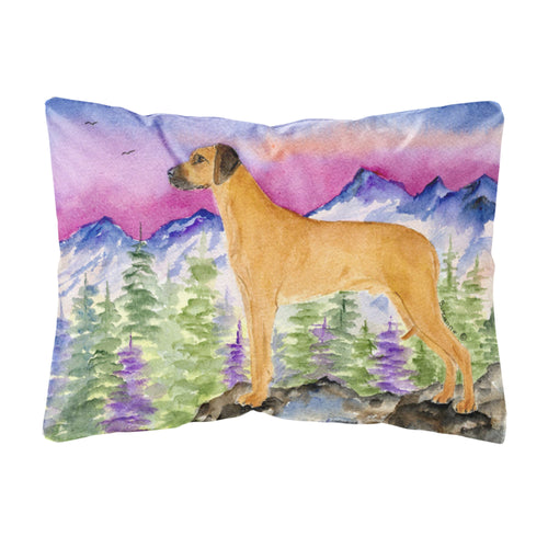 'Caroline'S Treasures Ss8327Pw1216 Rhodesian Ridgeback Decorative Canvas Fabric Pillow, Large, Multicolor'