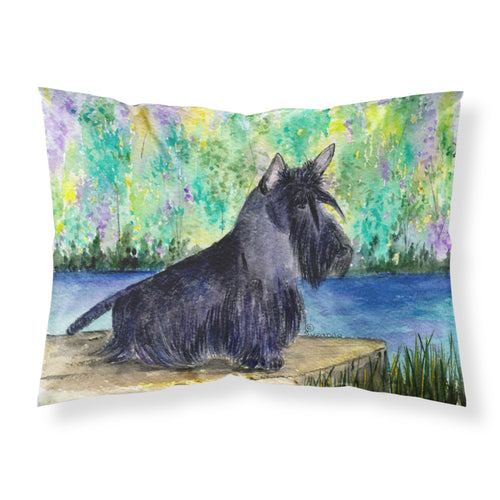 'Caroline'S Treasures Ss8330Pillowcase Scottish Terrier Moisture Wicking Fabric Standard Pillowcase, Large, Multicolor'
