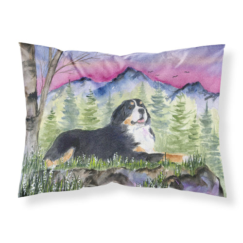 'Caroline'S Treasures Ss8332Pillowcase Bernese Mountain Dog Moisture Wicking Fabric Standard Pillowcase, Large, Multicolor'