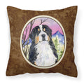 'Caroline'S Treasures Ss8336Pw1414 Bernese Mountain Dog Decorative Canvas Fabric Pillow, Large, Multicolor'
