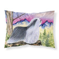 'Caroline'S Treasures Ss8338Pillowcase Bearded Collie Moisture Wicking Fabric Standard Pillowcase, Large, Multicolor'