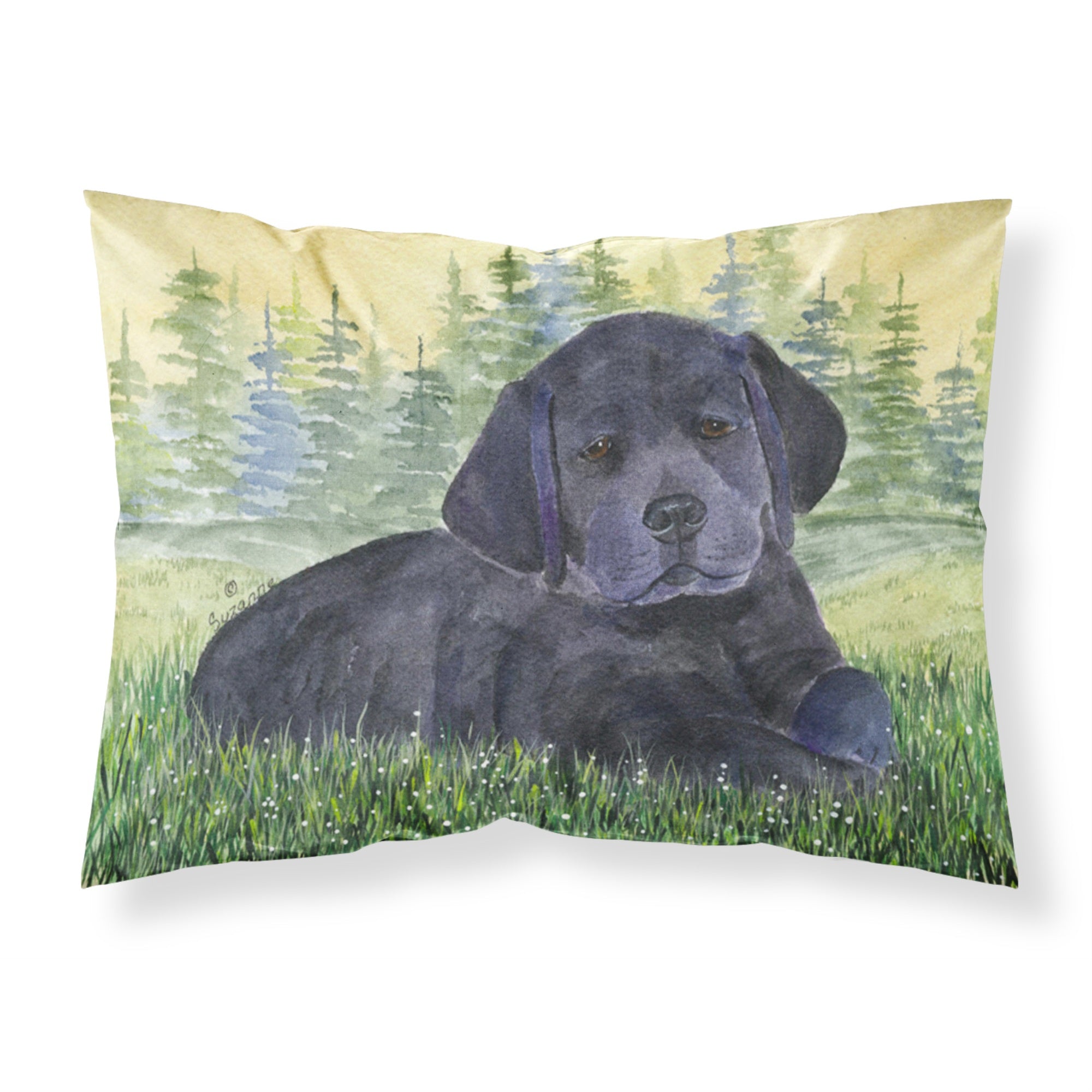 'Caroline'S Treasures Ss8343Pillowcase Labrador Moisture Wicking Fabric Standard Pillowcase, Large, Multicolor'