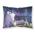 'Caroline'S Treasures Ss8344Pillowcase Bull Terrier Moisture Wicking Fabric Standard Pillowcase, Large, Multicolor'