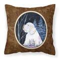 'Caroline'S Treasures Ss8346Pw1414 Clumber Spaniel Decorative Canvas Fabric Pillow, Large, Multicolor'