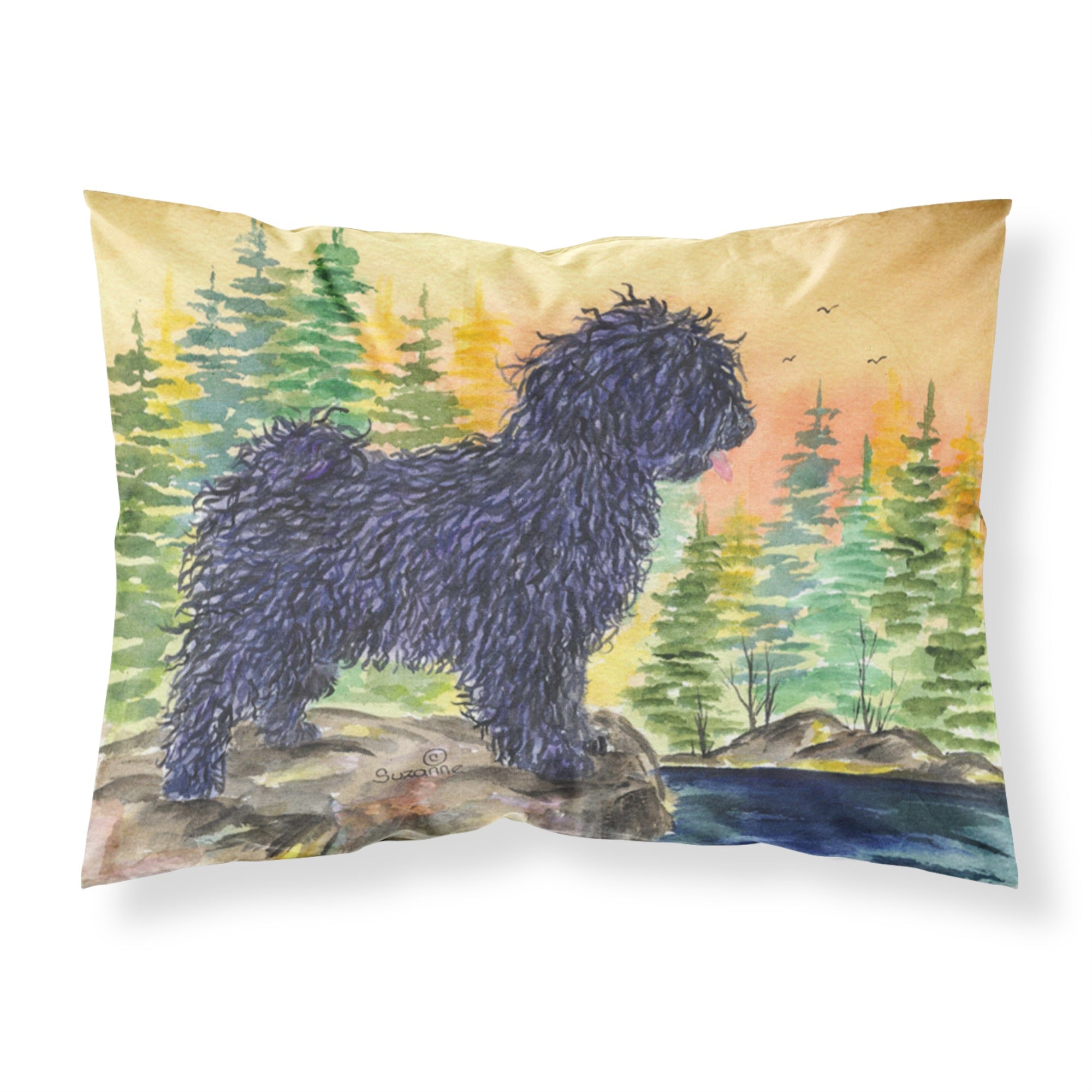 'Caroline'S Treasures Ss8347Pillowcase Puli Moisture Wicking Fabric Standard Pillowcase, Large, Multicolor'