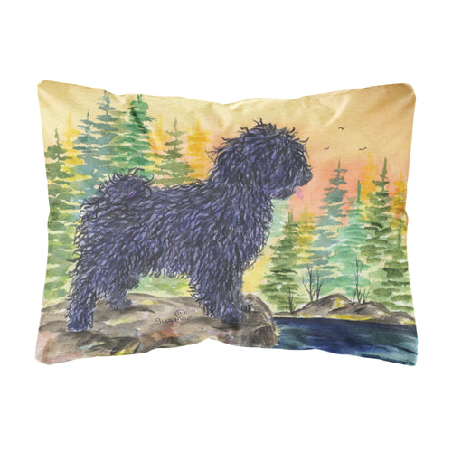 'Caroline'S Treasures Ss8347Pw1216 Puli Decorative Canvas Fabric Pillow, Large, Multicolor'