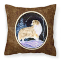 'Caroline'S Treasures Ss8359Pw1414 Starry Night Australian Shepherd Fabric Pillow, Large, Multicolor'
