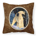 'Caroline'S Treasures Ss8361Pw1414 Starry Night Airedale Decorative Canvas Fabric Pillow, Large, Multicolor'