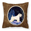 'Caroline'S Treasures Ss8386Pw1414 Starry Night Wheaten Terrier Soft Coated Pillow, Large, Multicolor'