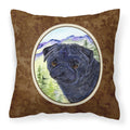 'Caroline'S Treasures Ss8420Pw1414 Pug Decorative Canvas Fabric Pillow, Large, Multicolor'