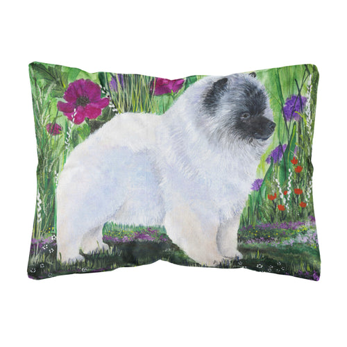 'Caroline'S Treasures Ss8424Pw1216 Keeshond Decorative Canvas Fabric Pillow, Large, Multicolor'