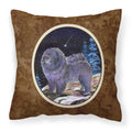 'Caroline'S Treasures Ss8456Pw1414 Starry Night Chow Chow Decorative Canvas Fabric Pillow, Large, Multicolor'
