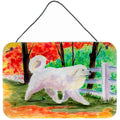 CarolineS Treasures Ss8472Ds812 Great Pyrenees Indoor Aluminum Metal Wall Or Door Hanging Prints, 8 X 12 Inch  Inch , Multicolor