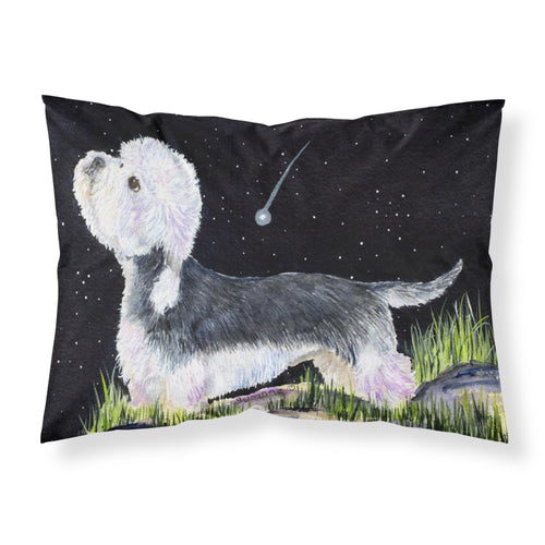 'Caroline'S Treasures Ss8486Pillowcase Starry Night Dandie Dinmont Terrier Moisture Wicking Fabric Standard Pillowcase, Large,