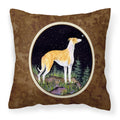 'Caroline'S Treasures Ss8492Pw1414 Starry Night Whippet Decorative Canvas Fabric Pillow, Large, Multicolor'