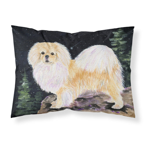 'Caroline'S Treasures Ss8504Pillowcase Starry Night Tibetan Spaniel Moisture Wicking Fabric Standard Pillowcase, Large, Multico