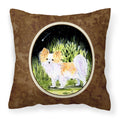 'Caroline'S Treasures Ss8516Pw1414 Starry Night Chihuahua Decorative Canvas Fabric Pillow, Large, Multicolor'