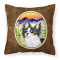 'Caroline'S Treasures Ss8517Pw1414 Chihuahua Decorative Canvas Fabric Pillow, Large, Multicolor'