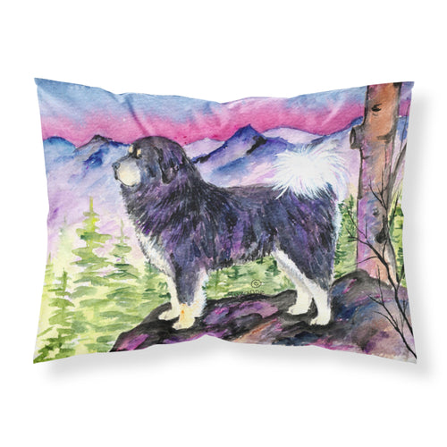'Caroline'S Treasures Ss8528Pillowcase Tibetan Mastiff Moisture Wicking Fabric Standard Pillowcase, Large, Multicolor'
