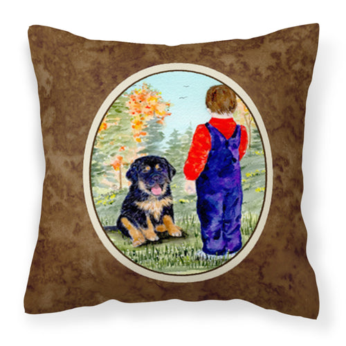 'Caroline'S Treasures Ss8548Pw1414 Tibetan Mastiff Decorative Canvas Fabric Pillow, Large, Multicolor'