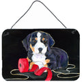 Inch CarolineS Treasures Ss8566Ds812 Entlebucher Mountain Dog Indoor Aluminum Metal Wall Or Door Hanging Prints, 8 X 12 Inch  Inch , Multicol