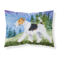 'Caroline'S Treasures Ss8599Pillowcase Fox Terrier Moisture Wicking Fabric Standard Pillowcase, Large, Multicolor'