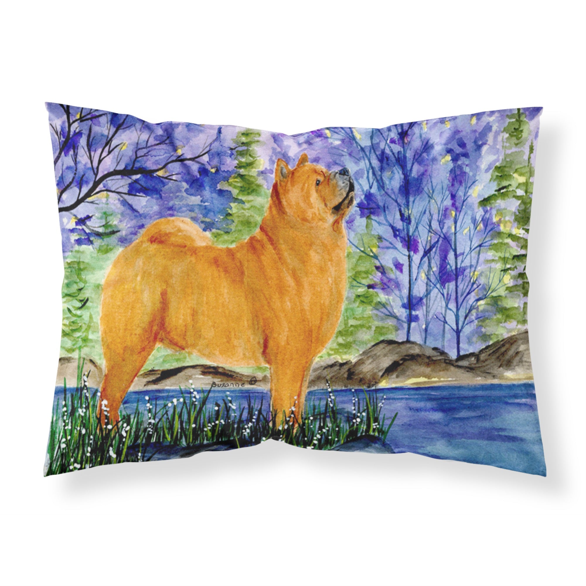 'Caroline'S Treasures Ss8600Pillowcase Chow Moisture Wicking Fabric Standard Pillowcase, Large, Multicolor'