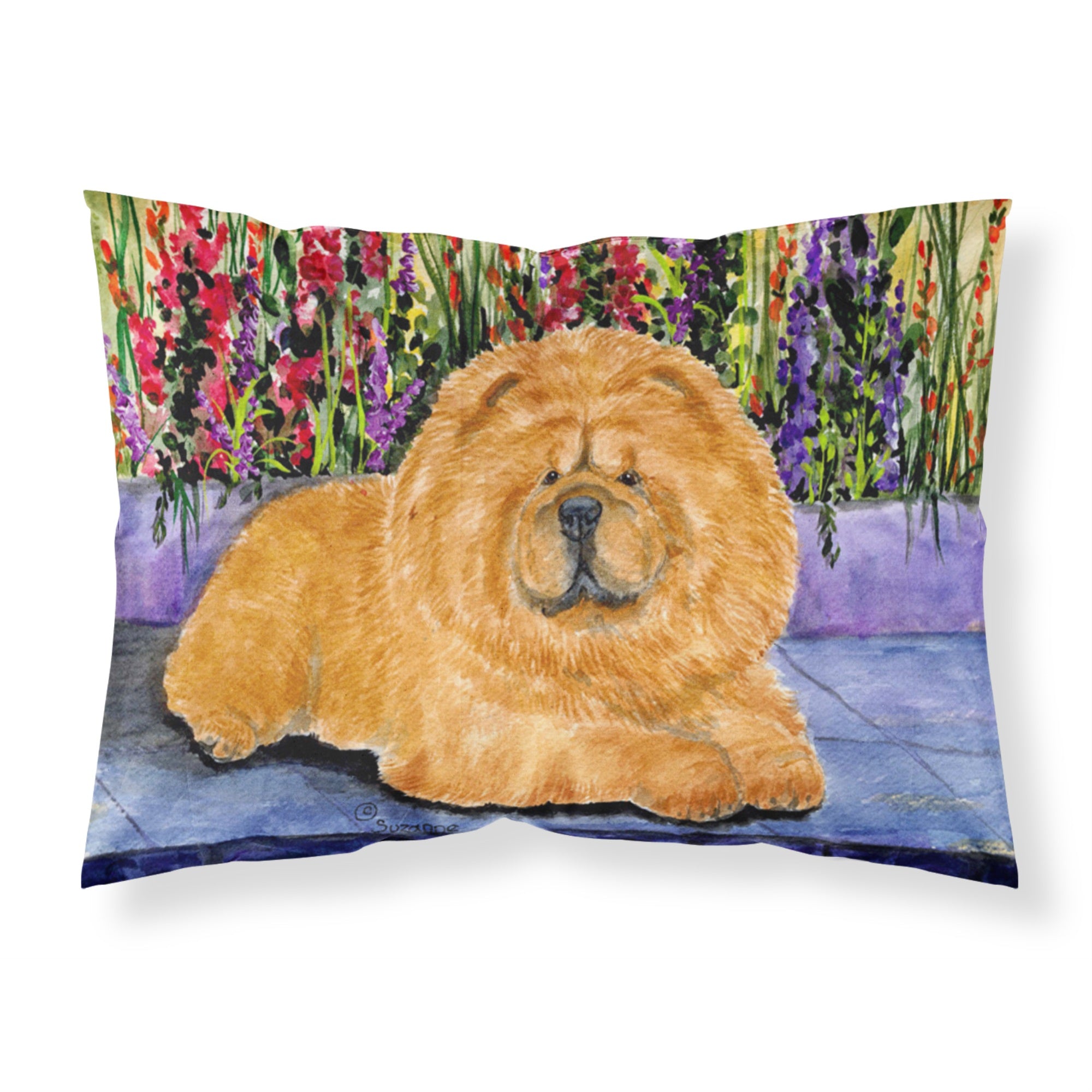 'Caroline'S Treasures Ss8601Pillowcase Chow Moisture Wicking Fabric Standard Pillowcase, Large, Multicolor'