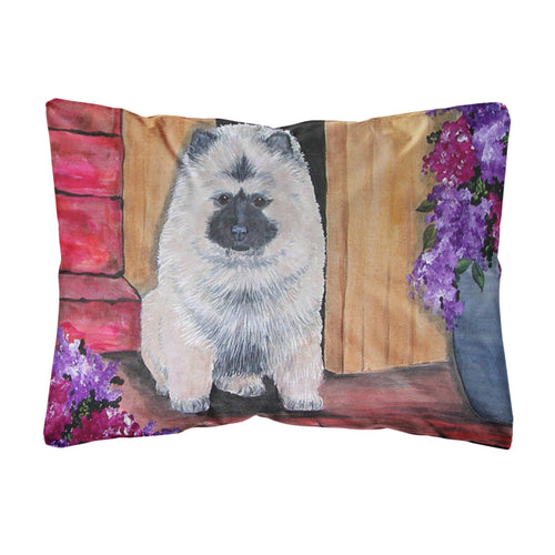 'Caroline'S Treasures Ss8622Pw1216 Keeshond Decorative Canvas Fabric Pillow, Large, Multicolor'