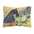 'Caroline'S Treasures Ss8634Pw1216 Scottish Terrier Decorative Canvas Fabric Pillow, Large, Multicolor'