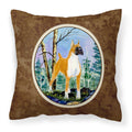 'Caroline'S Treasures Ss8650Pw1414 Boxer Decorative Canvas Fabric Pillow, Large, Multicolor'