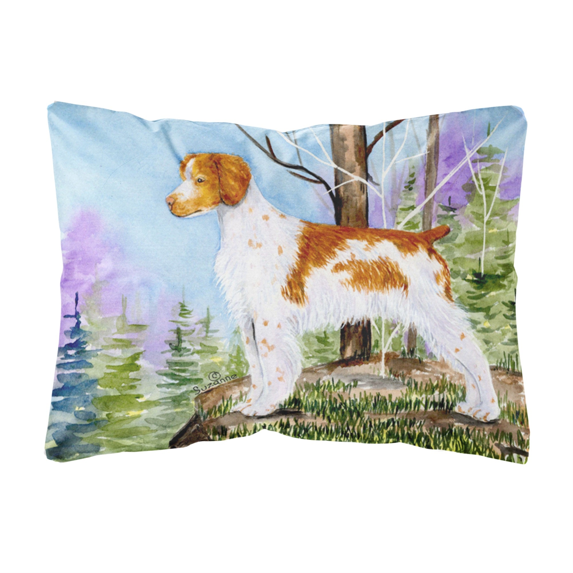 'Caroline'S Treasures Ss8663Pw1216 Setter Decorative Canvas Fabric Pillow, Large, Multicolor'