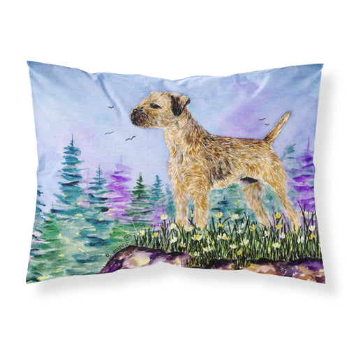 'Caroline'S Treasures Ss8664Pillowcase Border Terrier Moisture Wicking Fabric Standard Pillowcase, Large, Multicolor'