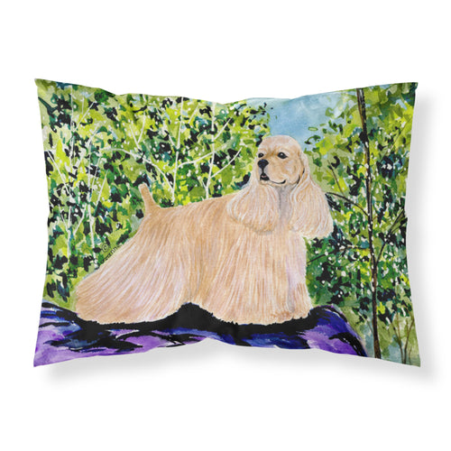 'Caroline'S Treasures Ss8668Pillowcase Cocker Spaniel Moisture Wicking Fabric Standard Pillowcase, Large, Multicolor'