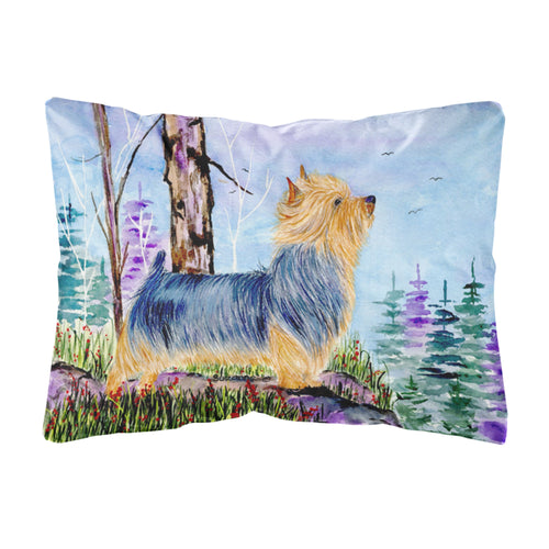 'Caroline'S Treasures Ss8678Pw1216 Norwich Terrier Decorative Canvas Fabric Pillow, Large, Multicolor'