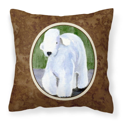 'Caroline'S Treasures Ss8683Pw1414 Bedlington Terrier Decorative Canvas Fabric Pillow, Large, Multicolor'