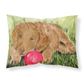 'Caroline'S Treasures Ss8684Pillowcase Curly Coated Retriever Moisture Wicking Fabric Standard Pillowcase, Large, Multicolor'
