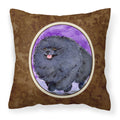 'Caroline'S Treasures Ss8686Pw1414 Pomeranian Decorative Canvas Fabric Pillow, Large, Multicolor'