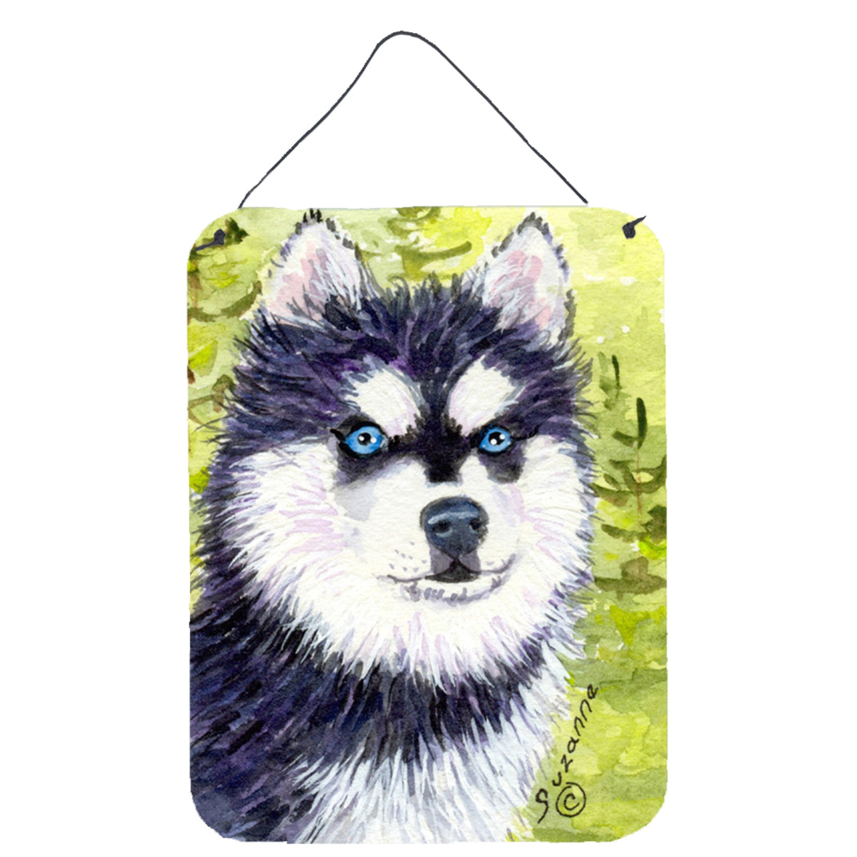 CarolineS Treasures Ss8695Ds1216 Klee Kai Aluminium Metal Wall Or Door Hanging Prints, 16 Inch  Inch  X 12 Inch  Inch , Multicolor