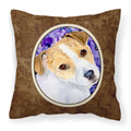 'Caroline'S Treasures Ss8740Pw1414 Jack Russell Terrier Decorative Canvas Fabric Pillow, Large, Multicolor'