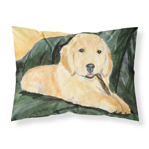 'Caroline'S Treasures Ss8761Pillowcase Golden Retriever Moisture Wicking Fabric Standard Pillowcase, Large, Multicolor'