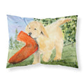 'Caroline'S Treasures Ss8762Pillowcase Golden Retriever Moisture Wicking Fabric Standard Pillowcase, Large, Multicolor'