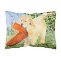 'Caroline'S Treasures Ss8762Pw1216 Golden Retriever Decorative Canvas Fabric Pillow, Large, Multicolor'