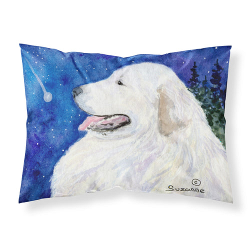 'Caroline'S Treasures Ss8774Pillowcase Great Pyrenees Moisture Wicking Fabric Standard Pillowcase, Large, Multicolor'