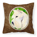'Caroline'S Treasures Ss8791Pw1414 Scottish Terrier Decorative Canvas Fabric Pillow, Large, Multicolor'