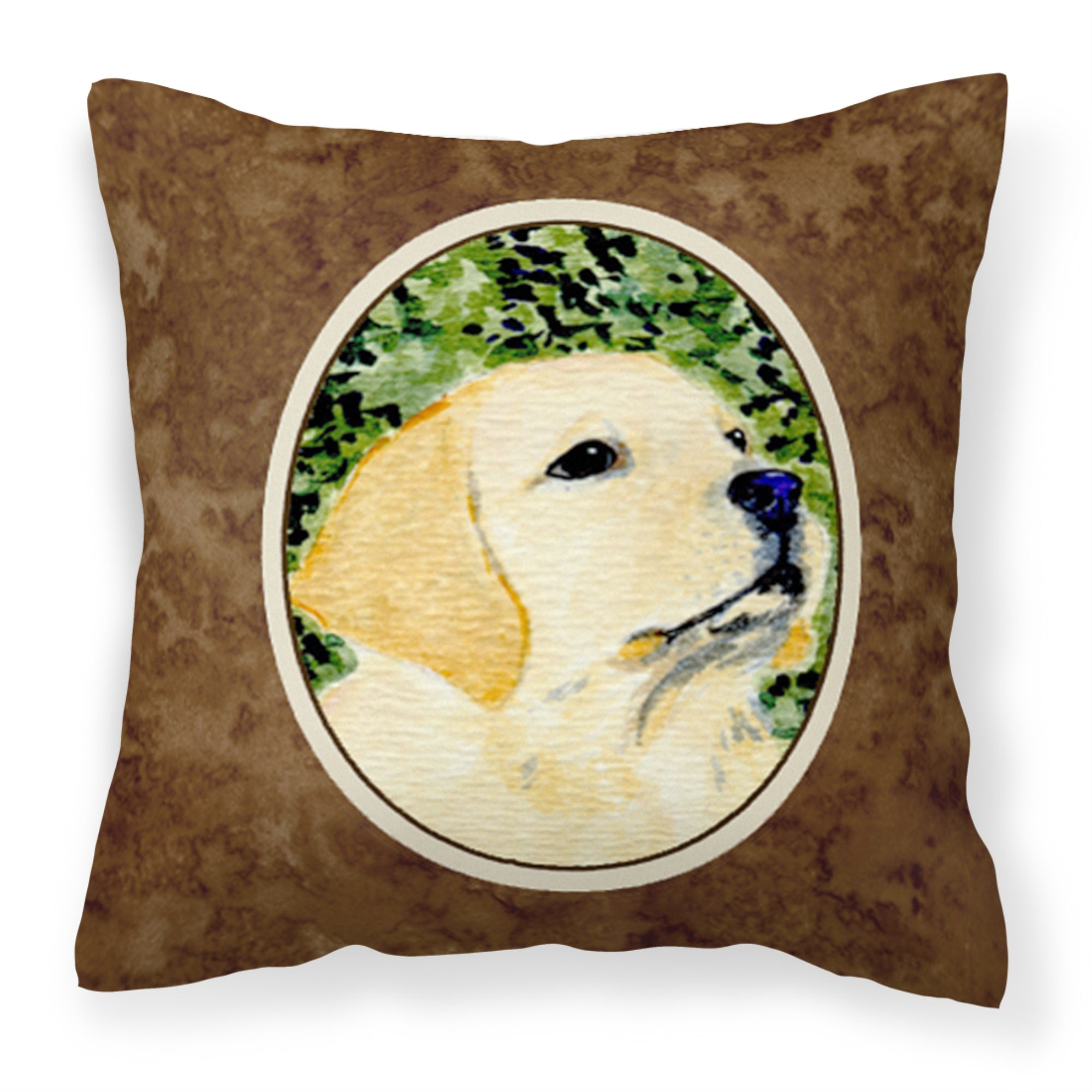 'Caroline'S Treasures Ss8803Pw1414 Labrador Decorative Canvas Fabric Pillow, Large, Multicolor'