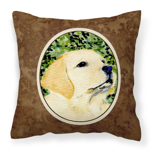 'Caroline'S Treasures Ss8803Pw1414 Labrador Decorative Canvas Fabric Pillow, Large, Multicolor'